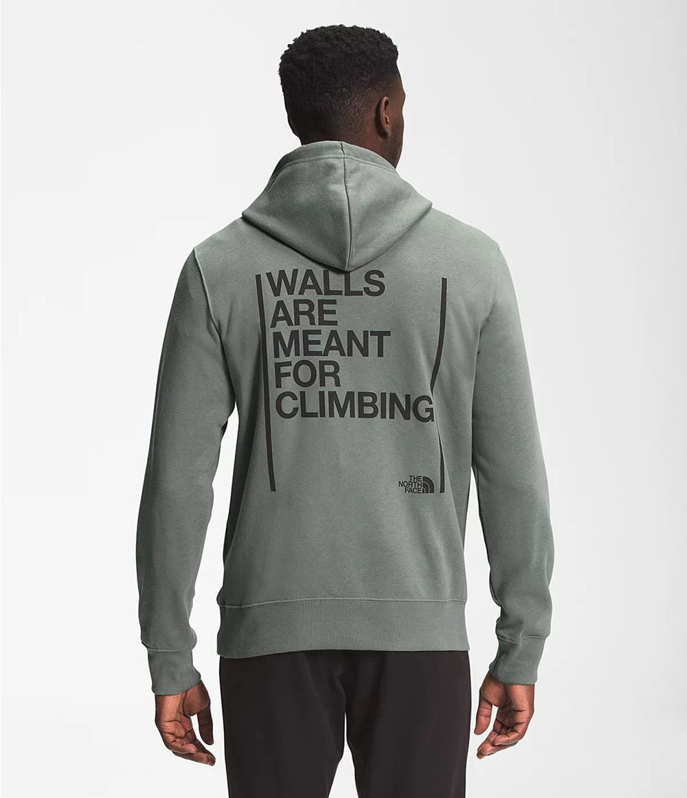 The North Face Walls Pullover Kapuzenpullover Herren - HellGrau CH-595RFBI